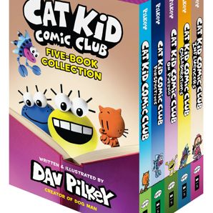 Cat Kid Comic Club: Five-Book Collection by Dav Pilkey - Book