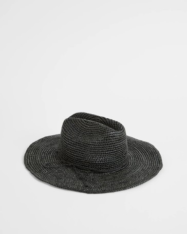 Packable Raffia Cowboy Hat