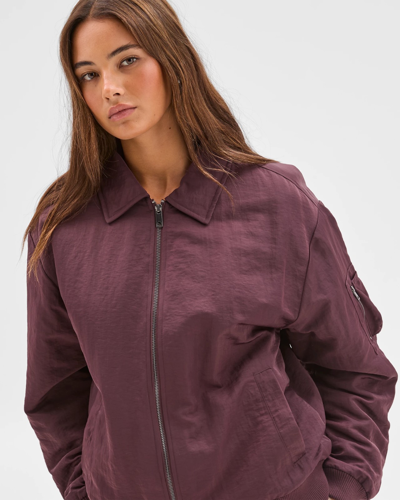 Lily Loves Bomber Jacket - Fudge 4 of 6