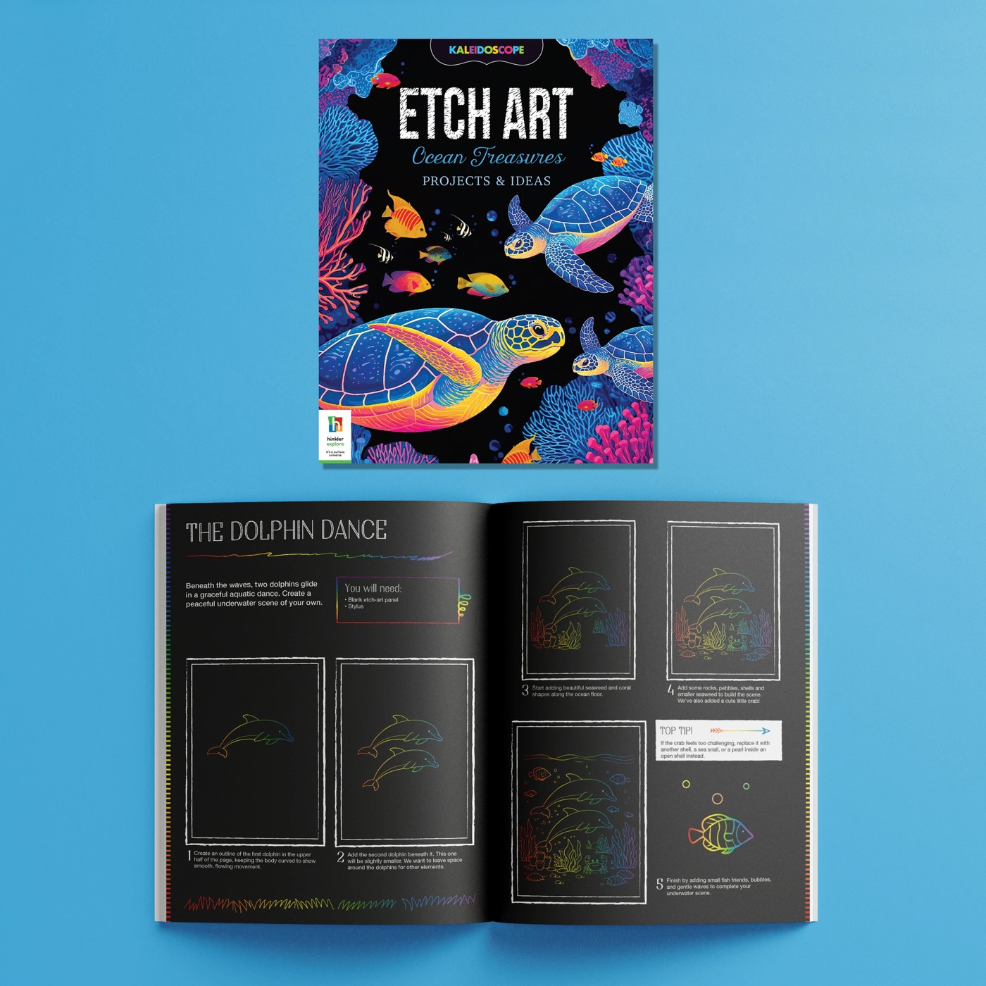 Kaleidoscope Etch Art: Ocean Treasures - Book 4 of 5