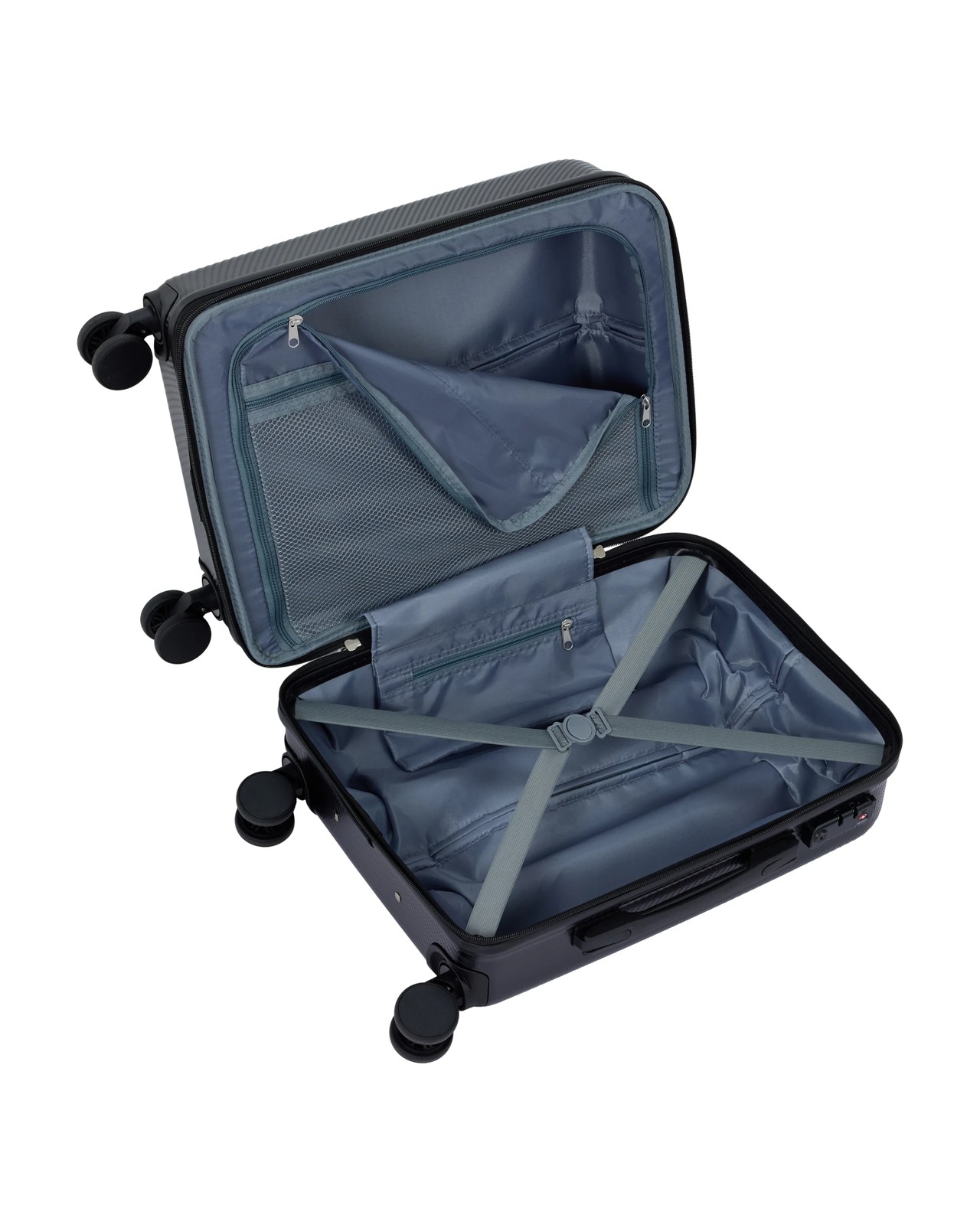 47cm Albany Hard Case 4 Wheels, Graphite - Anko 3 of 6