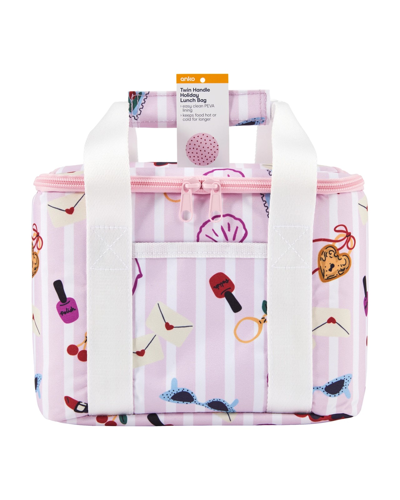 Anko Holiday Twin Handle Lunch Bag 3 of 3
