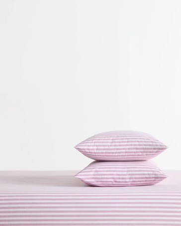Australian Cotton Stripe Mix and Match 2 Pack Pillowcases