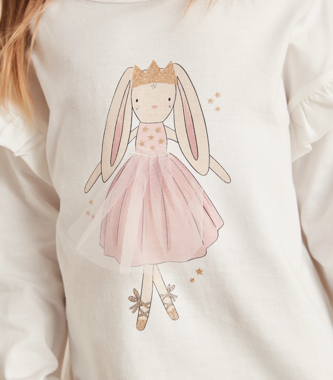 Novelty Embellished Bunny Top 5 of 6