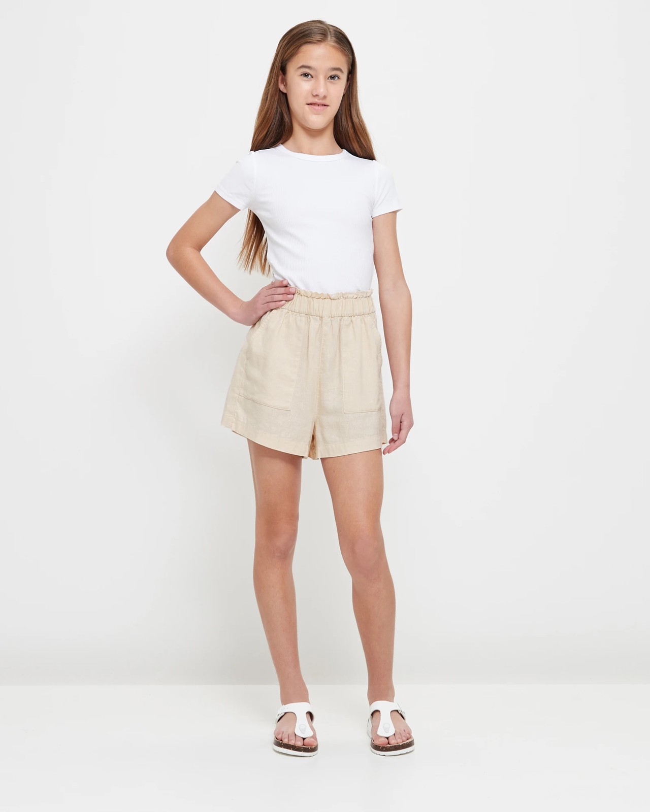 WOMEN'S LINEN COTTON SHORTS