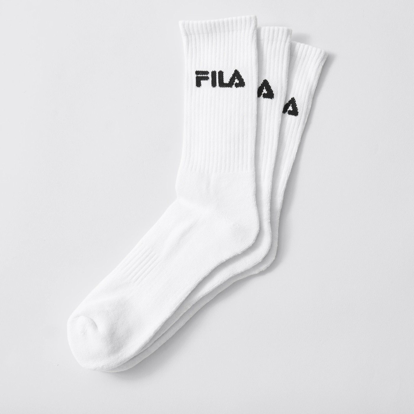 Fila 3 Pack Sports Crew Socks - White 2 of 2