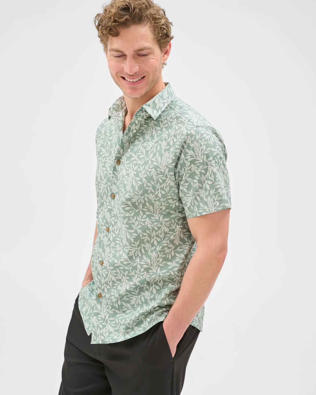 Preview Australian Cotton Short Sleeve Printed Shirt 4 of 5