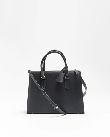Medium Structured Work Tote Bag
