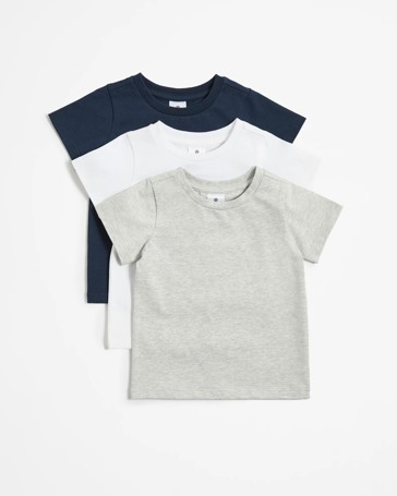 Baby Organic Cotton T-Shirts 3 Pack
