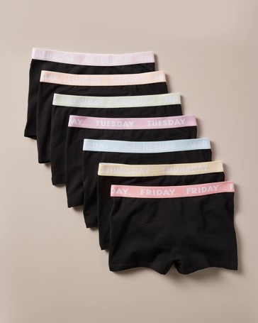Girls Maxx Shorties 7 Pack