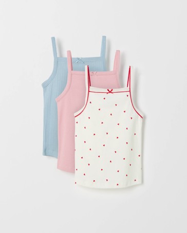 Maxx Australian Cotton 3 Pack Younger Girls Camisole