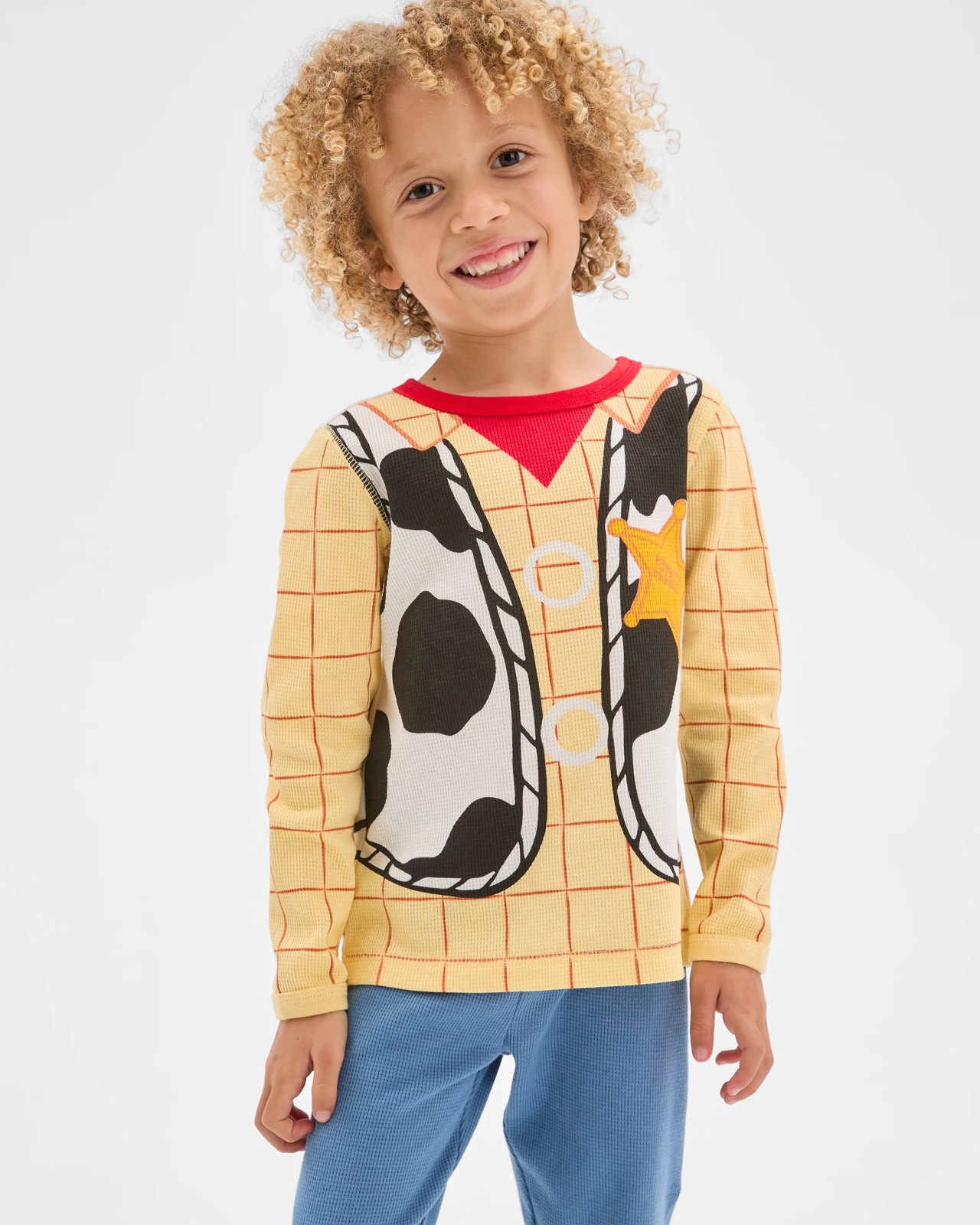 Toy Story Woody Australian Cotton Top & Pants Younger Boys Pyjama Set 2 of 6