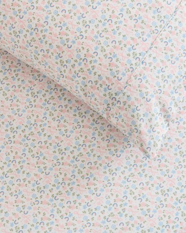 Rainbow Australian Cotton Fitted Sheet Set
