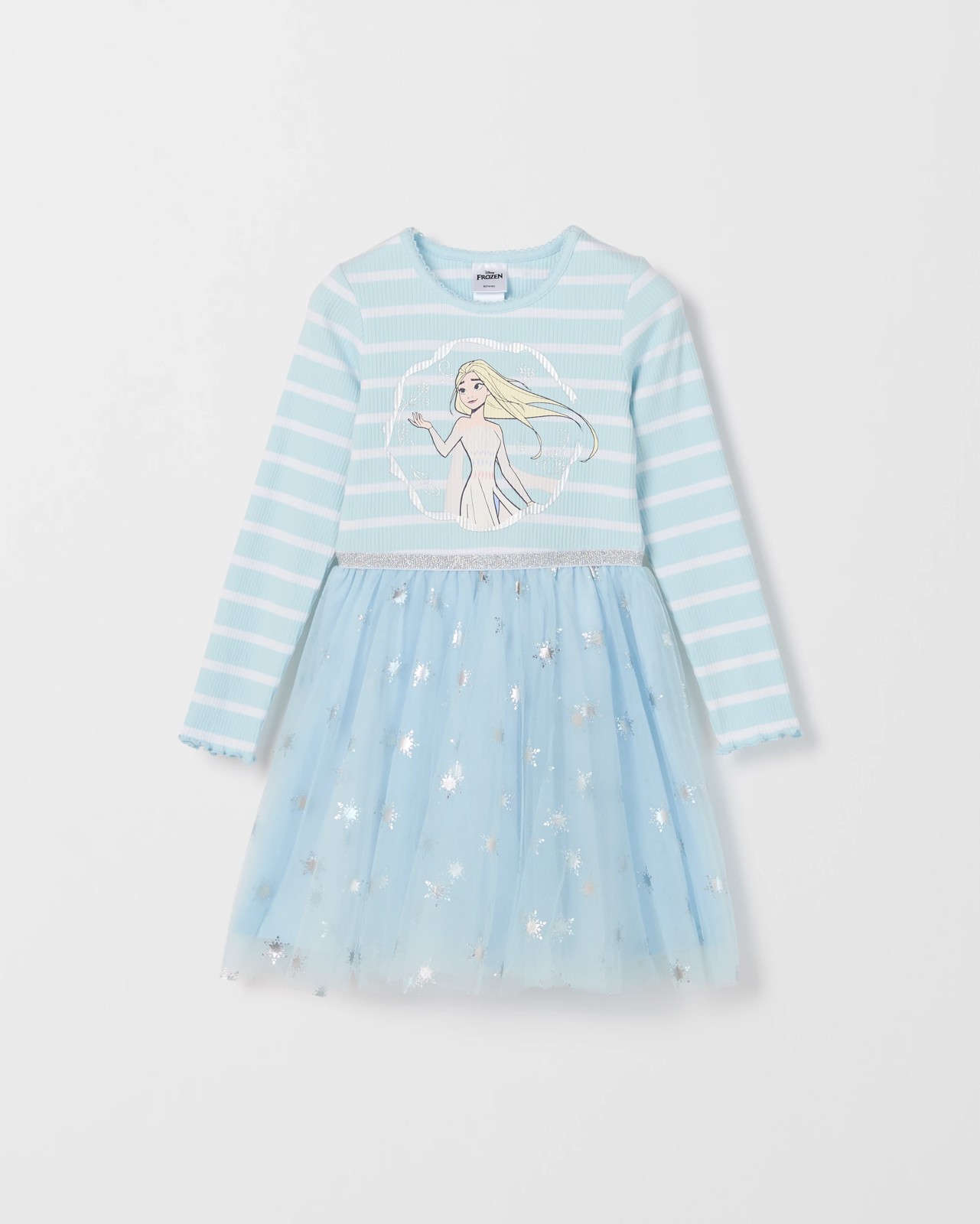 Disney Frozen Australian Cotton Knit/Tulle Dress 4 of 5