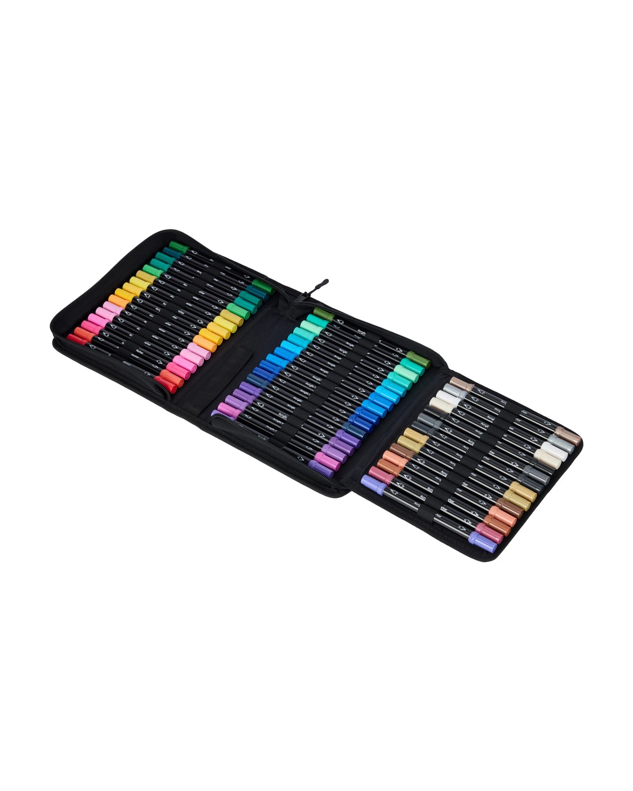 60 Pack Dual Tip Acrylic Paint Markers - Anko 4 of 6