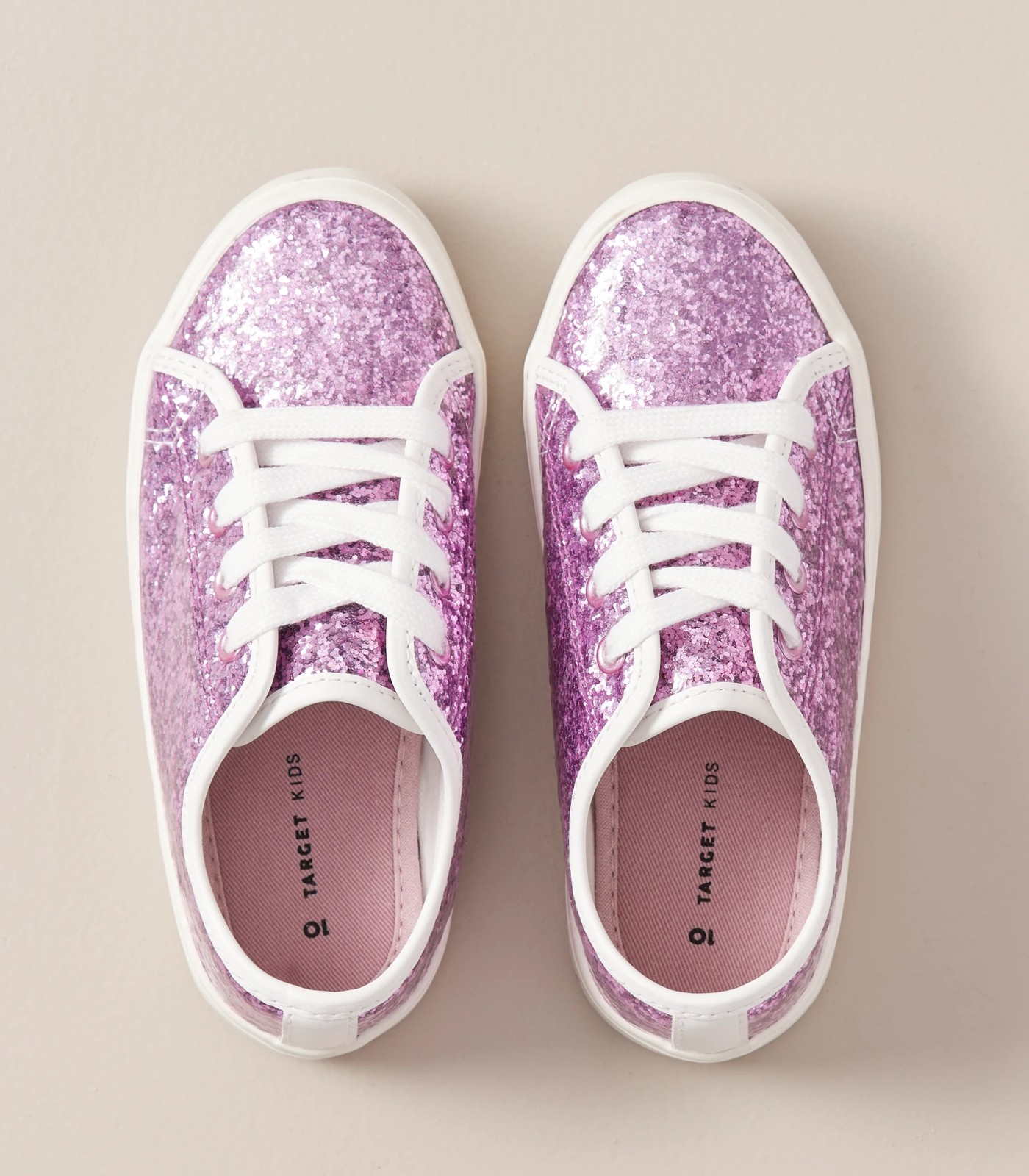 Pink on sale sparkly sneakers