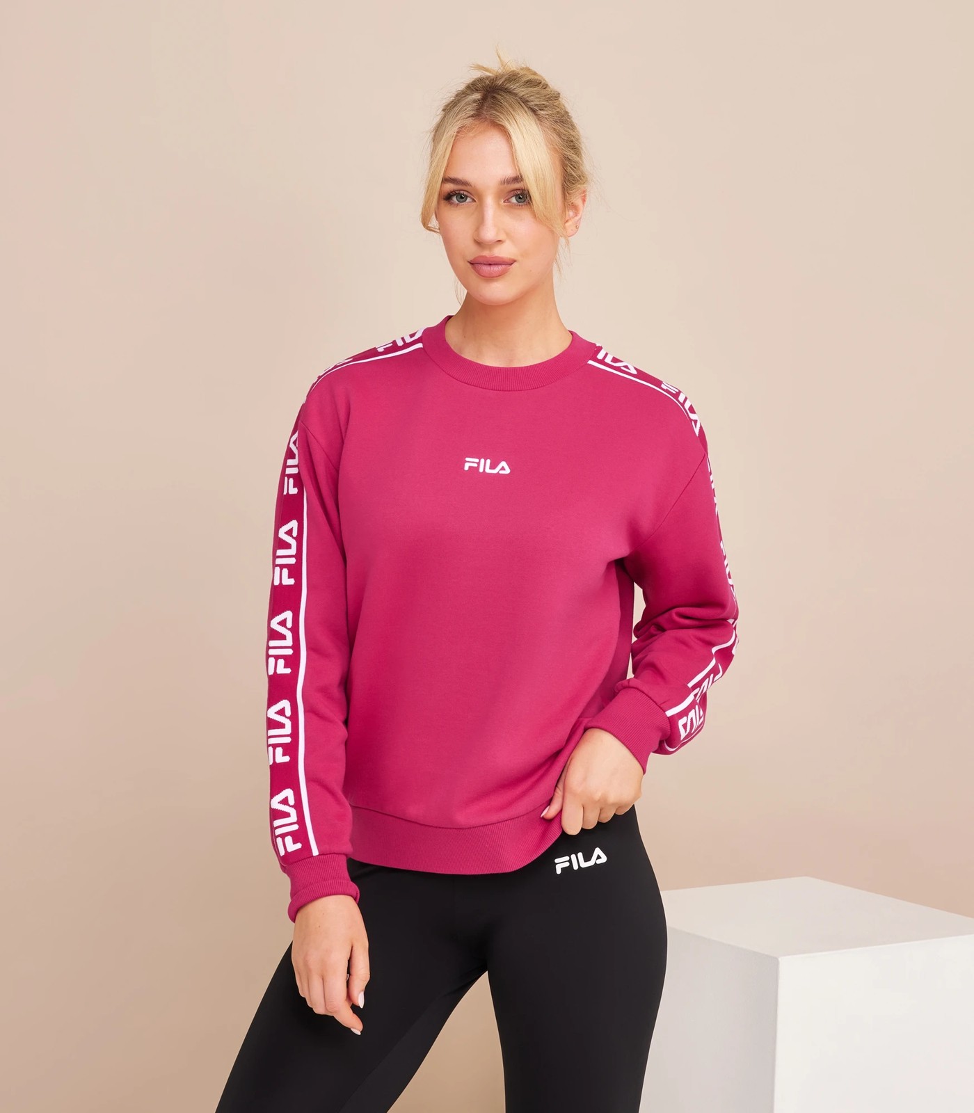 Fila leah crew sweat hotsell