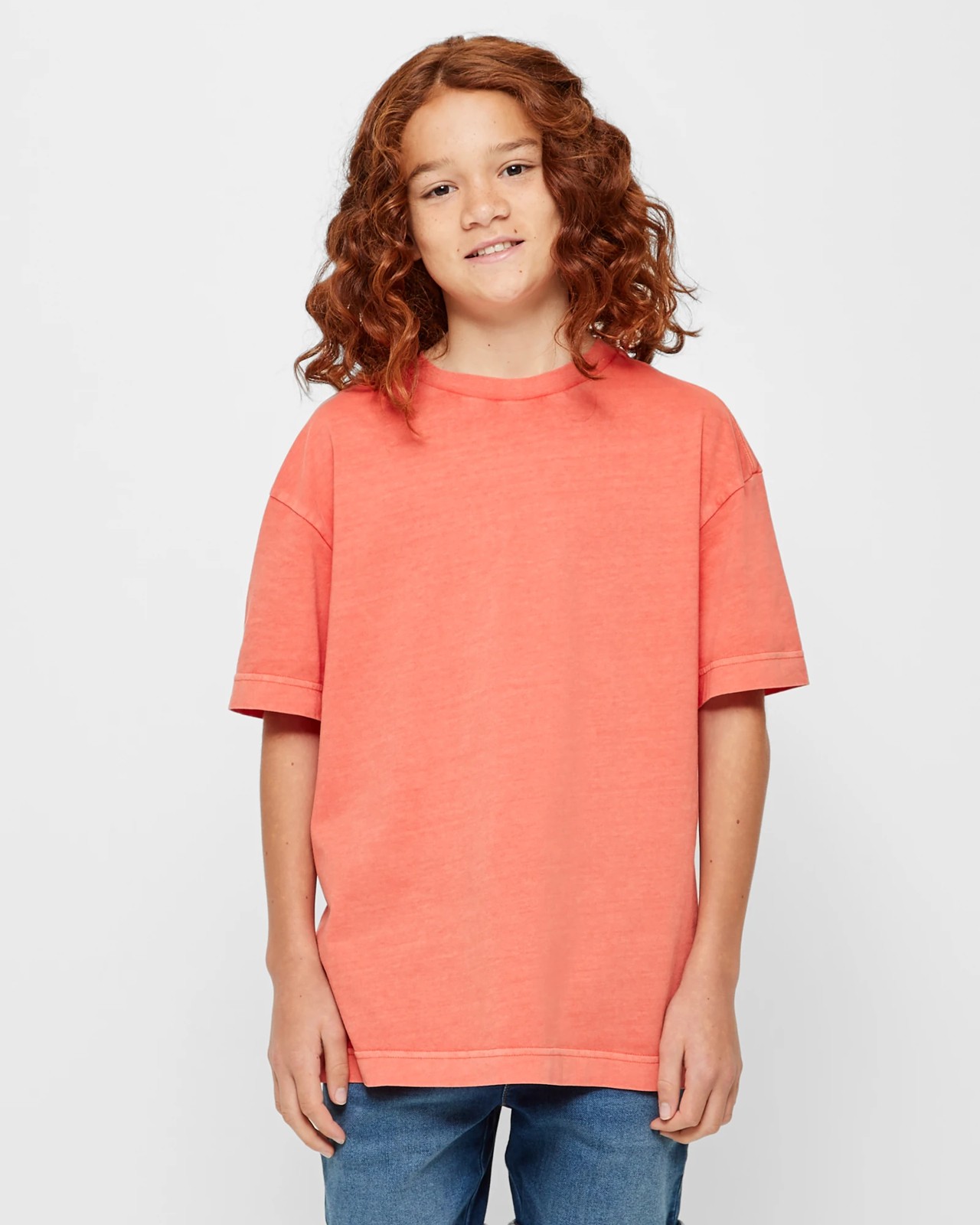 Oversized red hotsell t shirt