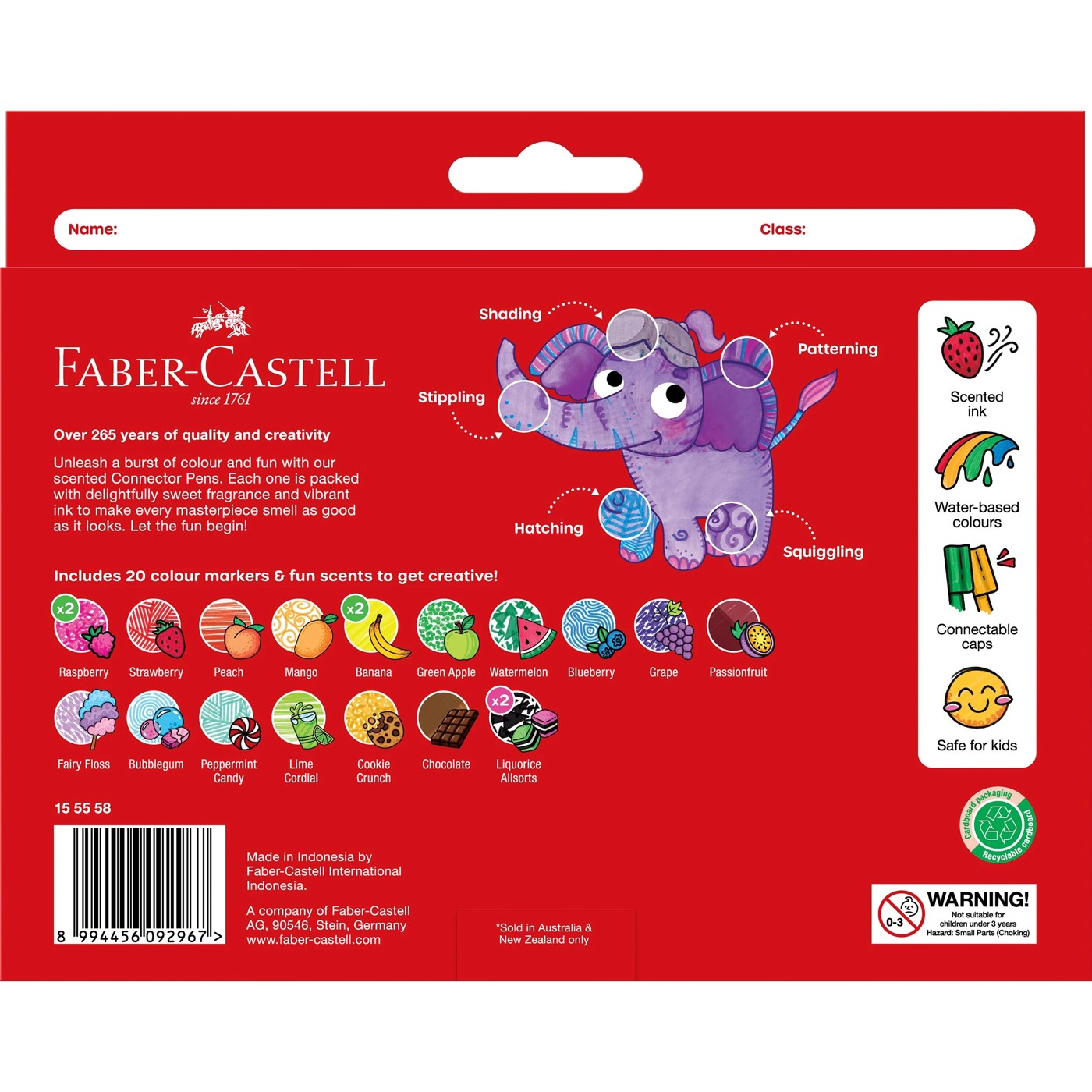 Faber-Castell Scented Connector Pens - Pack 20 5 of 5