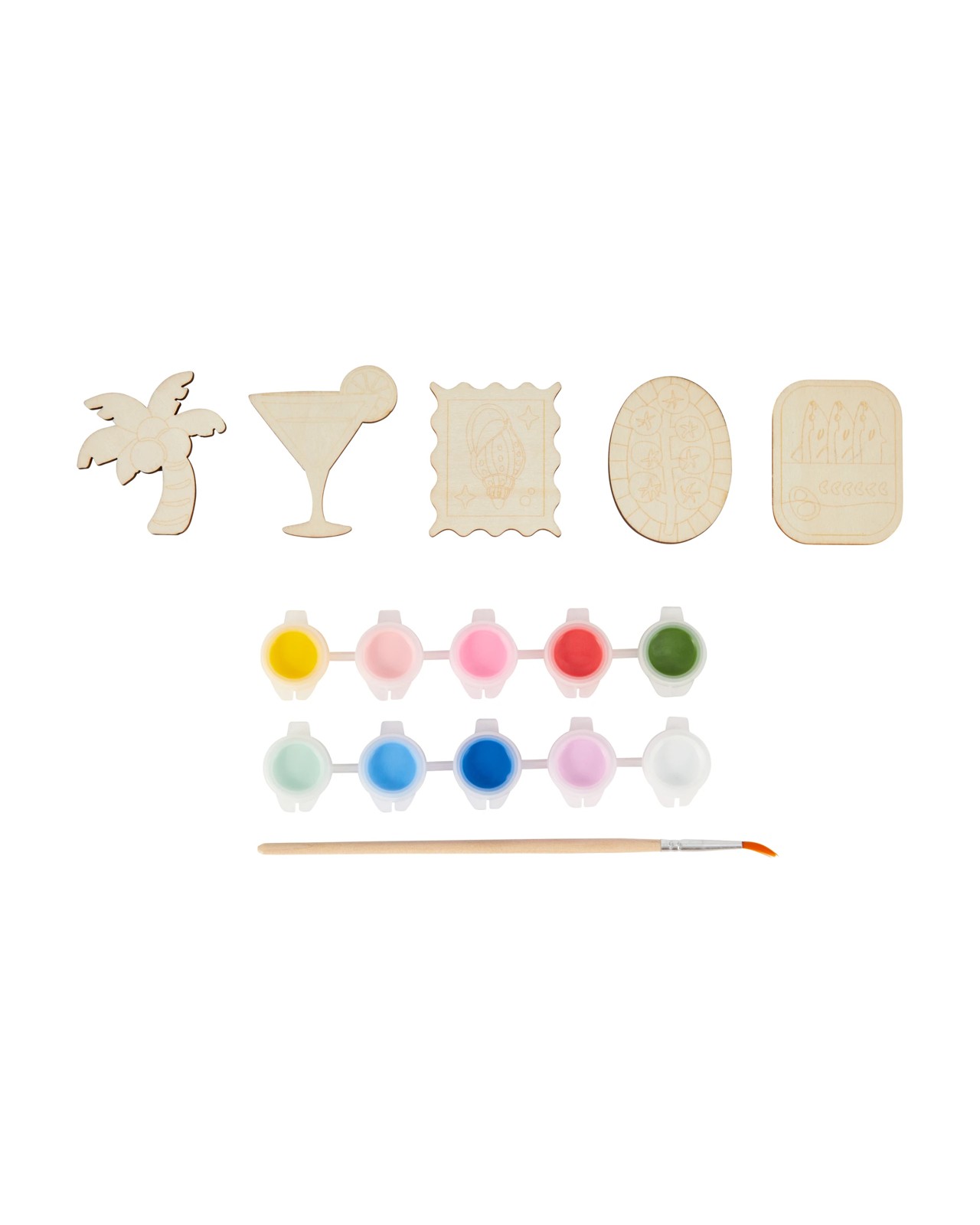 Anko DIY Wooden Magnet Painting Kit 2 of 3