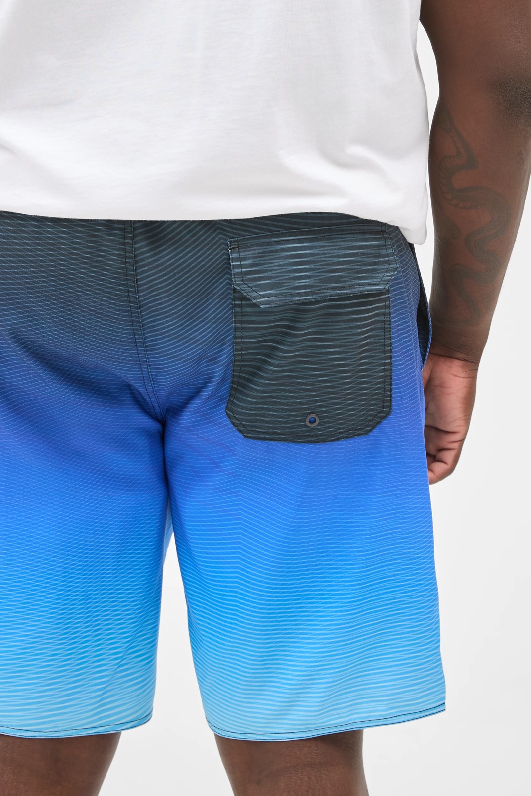 Plus Size Gradient Swim Boardshorts 5 of 6