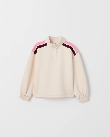 Scuba Fleece Balloon Sleeve Jumper