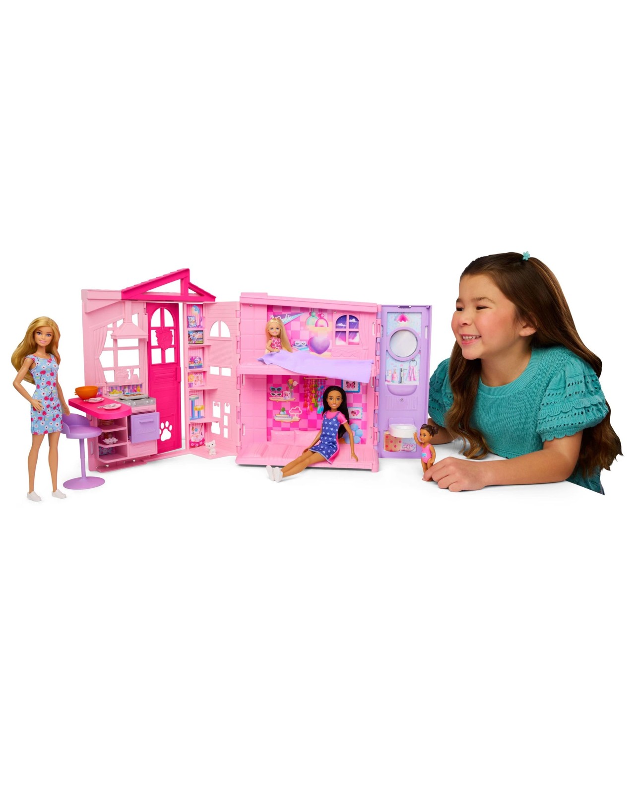 Barbie Weekend Escape House, Dollhouse Playset  4 of 4