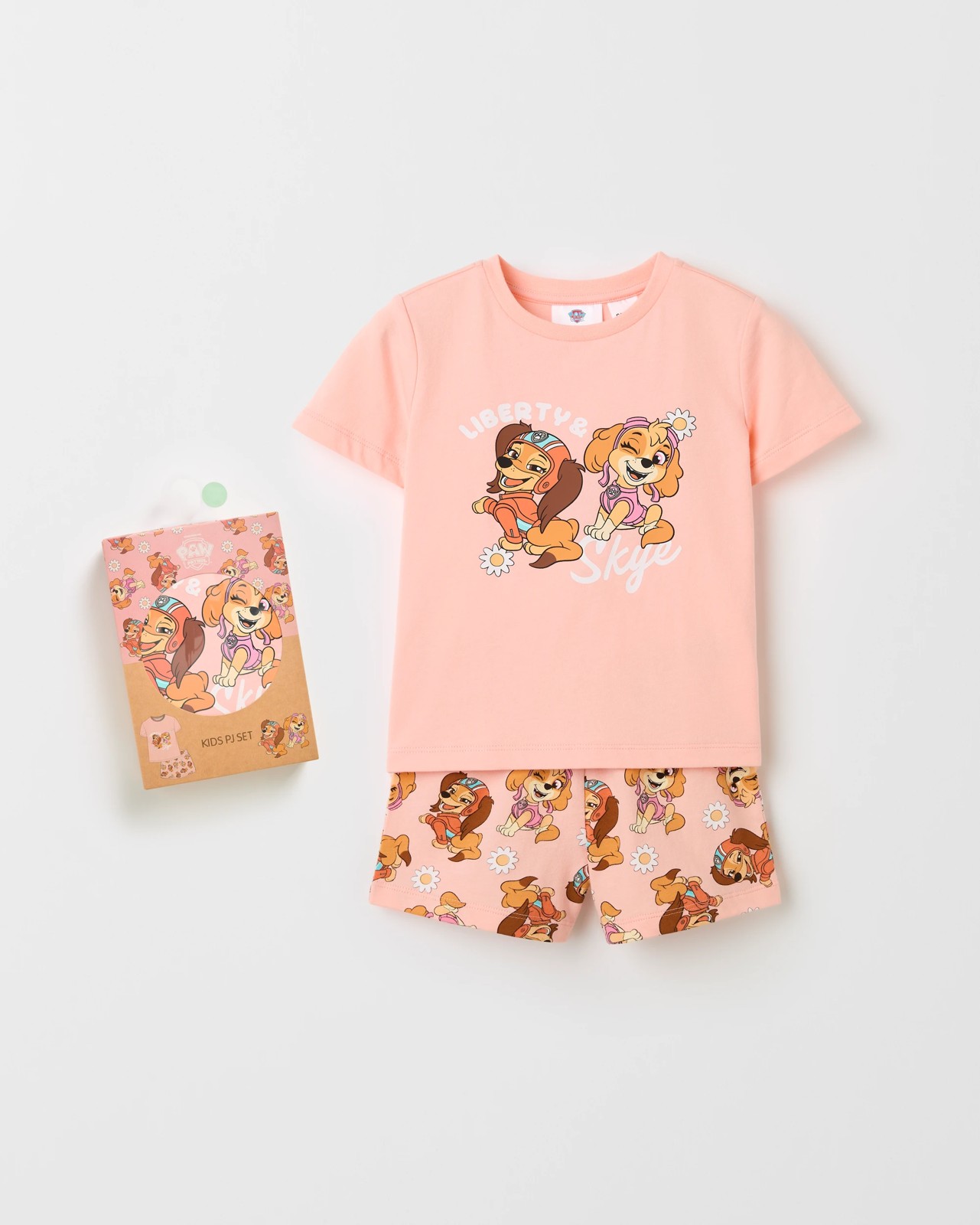 Licensed Paw Patrol Australian Cotton Younger Girls Pyjama Set 2 of 4
