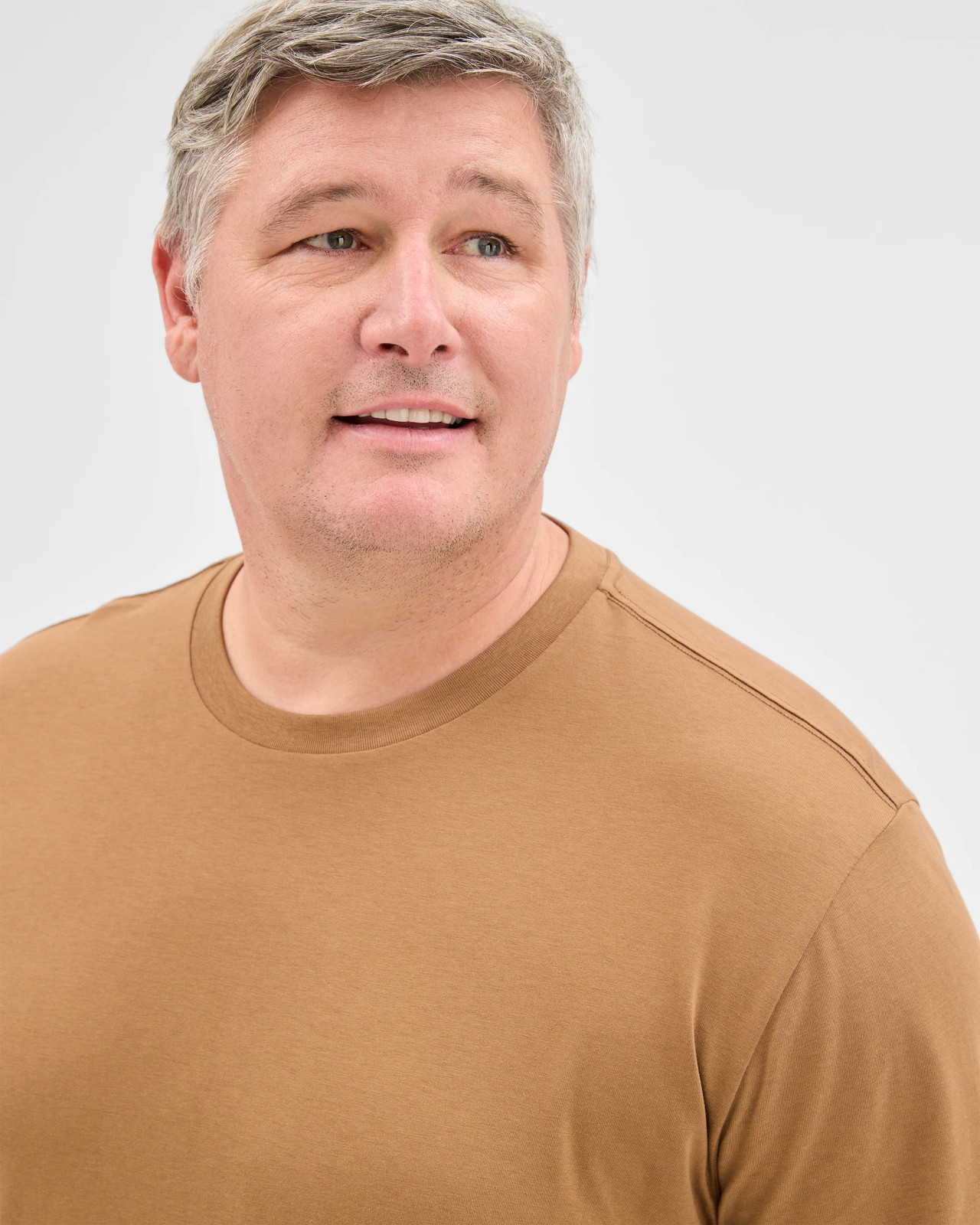 Plus Size Australian Cotton Crew T-Shirt 4 of 5