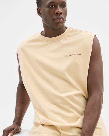 Australian Cotton Graphic Tank Top - Commons
