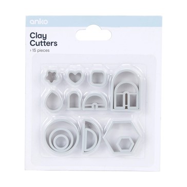 Clay Cutters 15 Piece - Anko