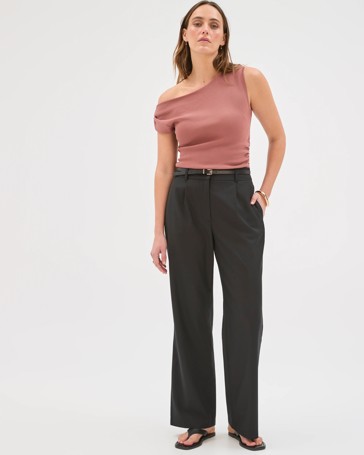 Preview Saskia Sleeveless Off Shoulder Knit Top