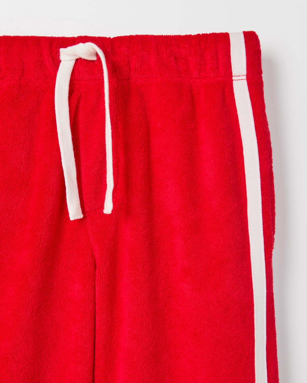 Australian Cotton Blend Reverse Terry Trackpants - Red 6 of 6