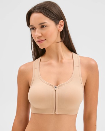 Zip Front Seamfree Post Surgery Bra