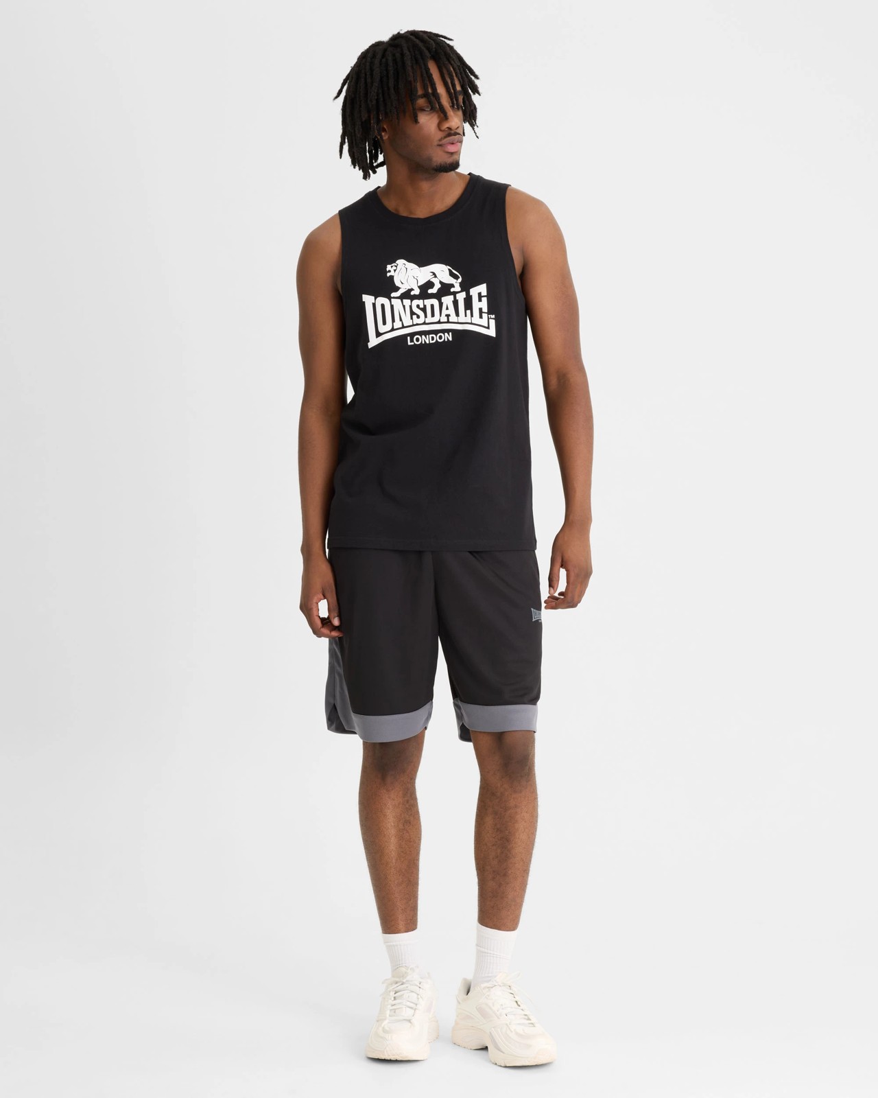 Lonsdale London Muscle Tank Top - Black 2 of 6