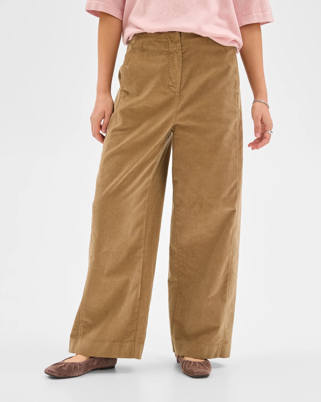 Cropped Wide Leg Cord Pants - Elm 5 of 5