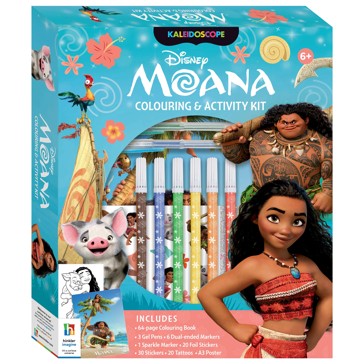 Kaleidoscope Disney Moana Colouring and Activity Kit - Book