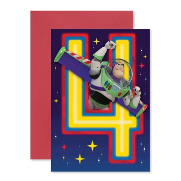 Connections from Hallmark 4th Birthday Card - Toy Story