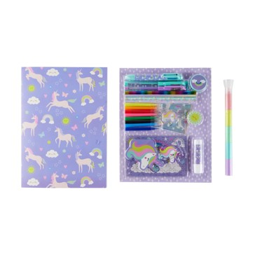 Mega Stationery 31 Piece Set  Unicorn - Anko