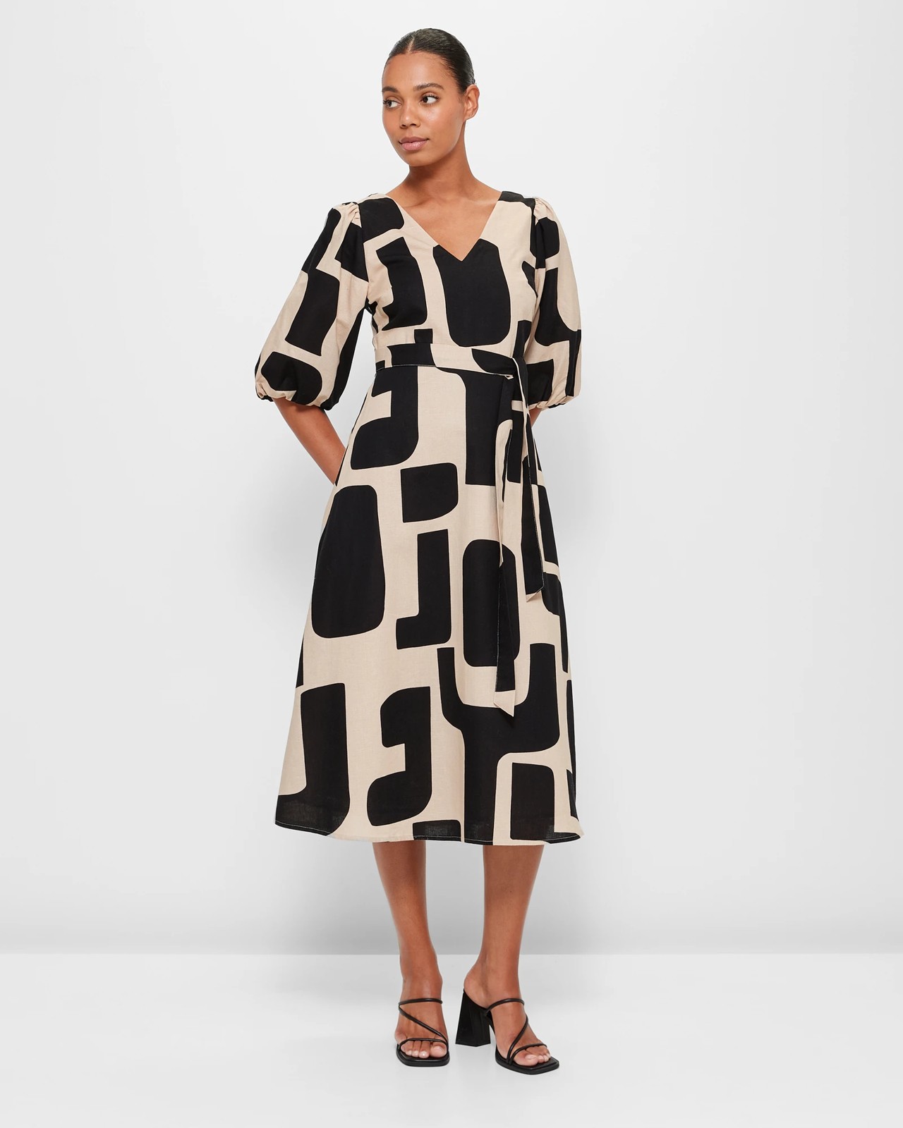 Blouson best sale midi dress