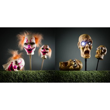 3 Piece Animated Pathway Stakes, Assorted - Anko