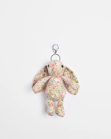 Kids Petite Floral Bunny Bag Charm