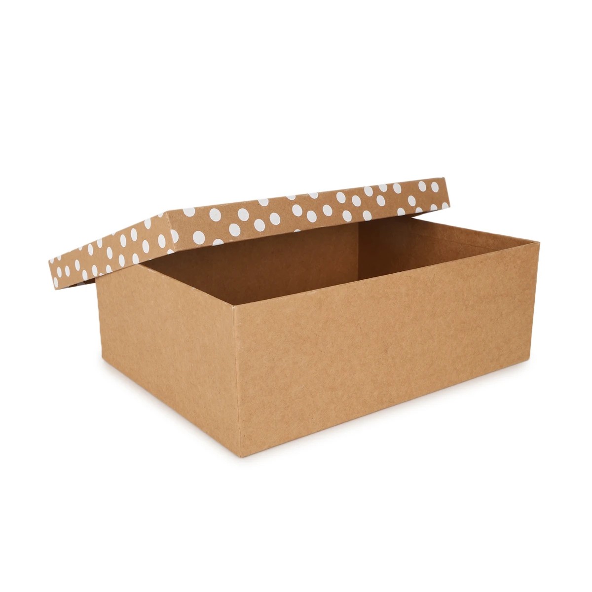 Kraft Dot Gift Box - Anko 3 of 5
