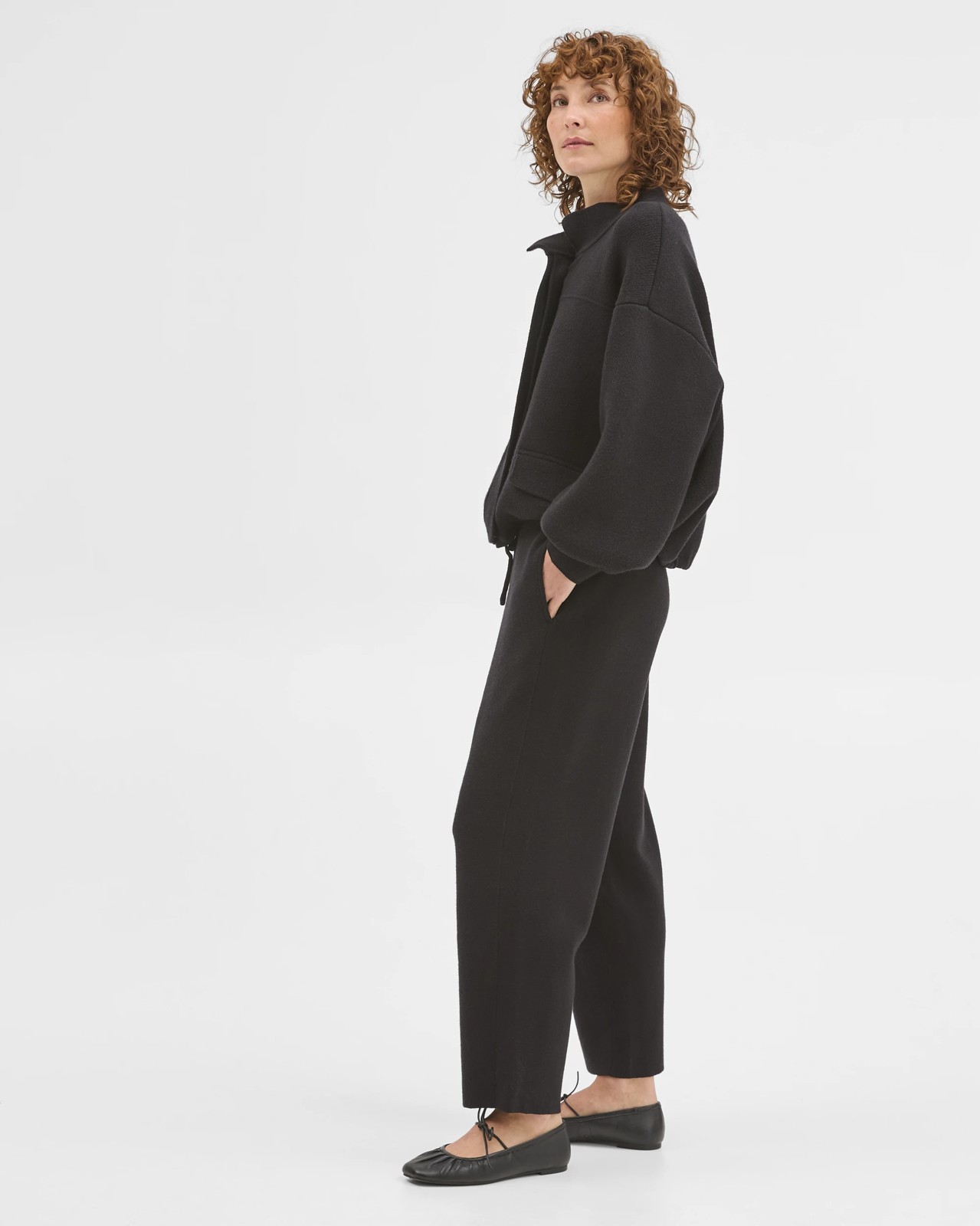 Clean Knit Barrel Leg Pants 3 of 5