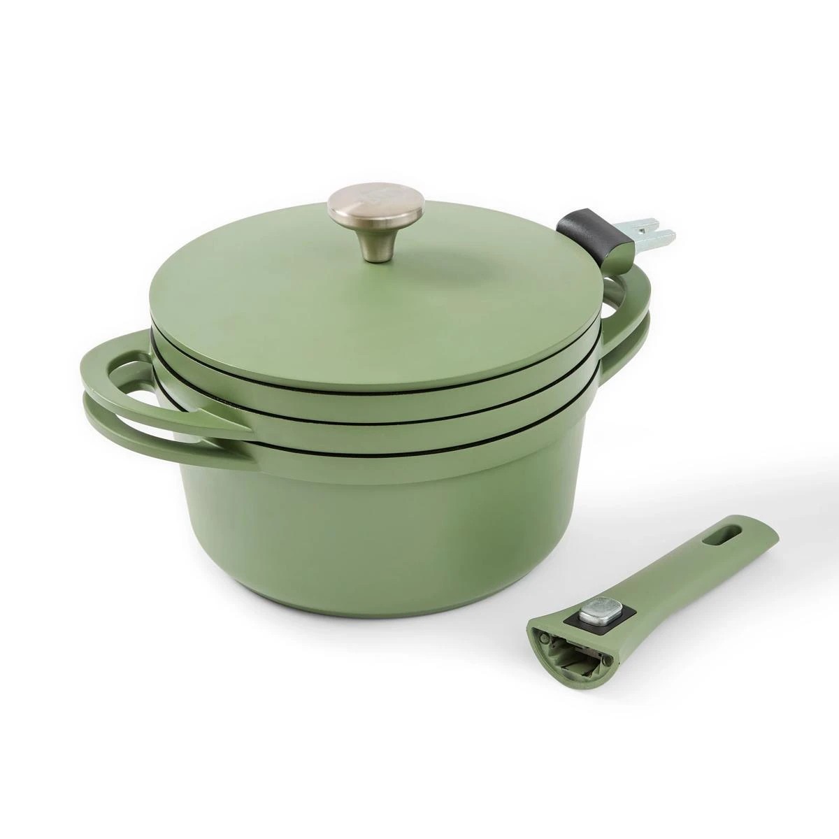 Anko 3 Piece Cast Aluminium Cookware Set - Green 4 of 6