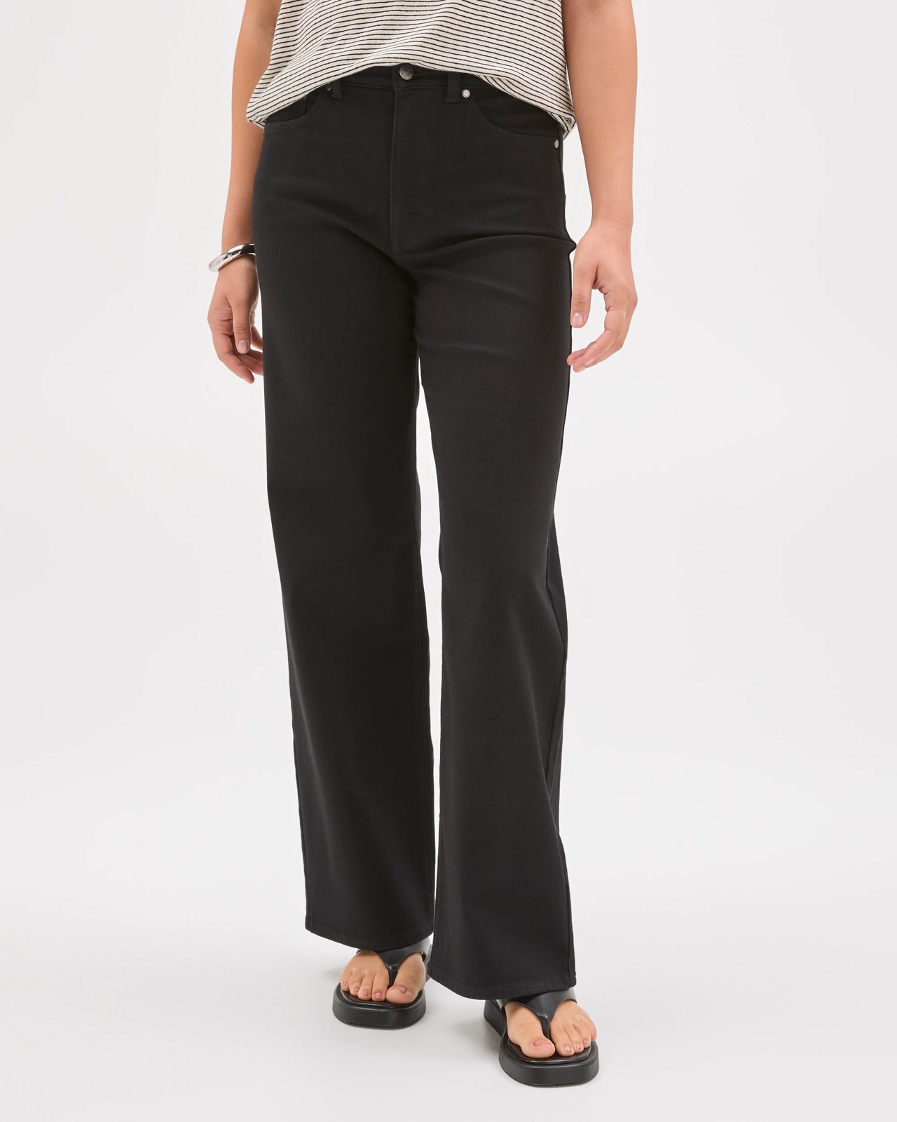 Shape Your Body Wide Leg Denim Jeans 5 of 5