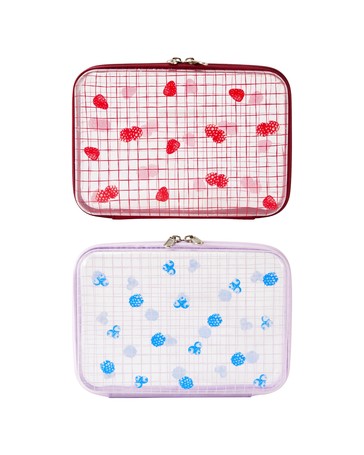 Anko 2 Pack Printed Clear Packing Cubes