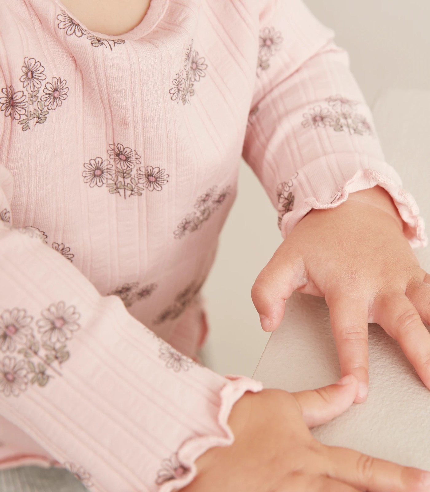 Baby Organic Cotton Long Sleeve Rib Top 6 of 6