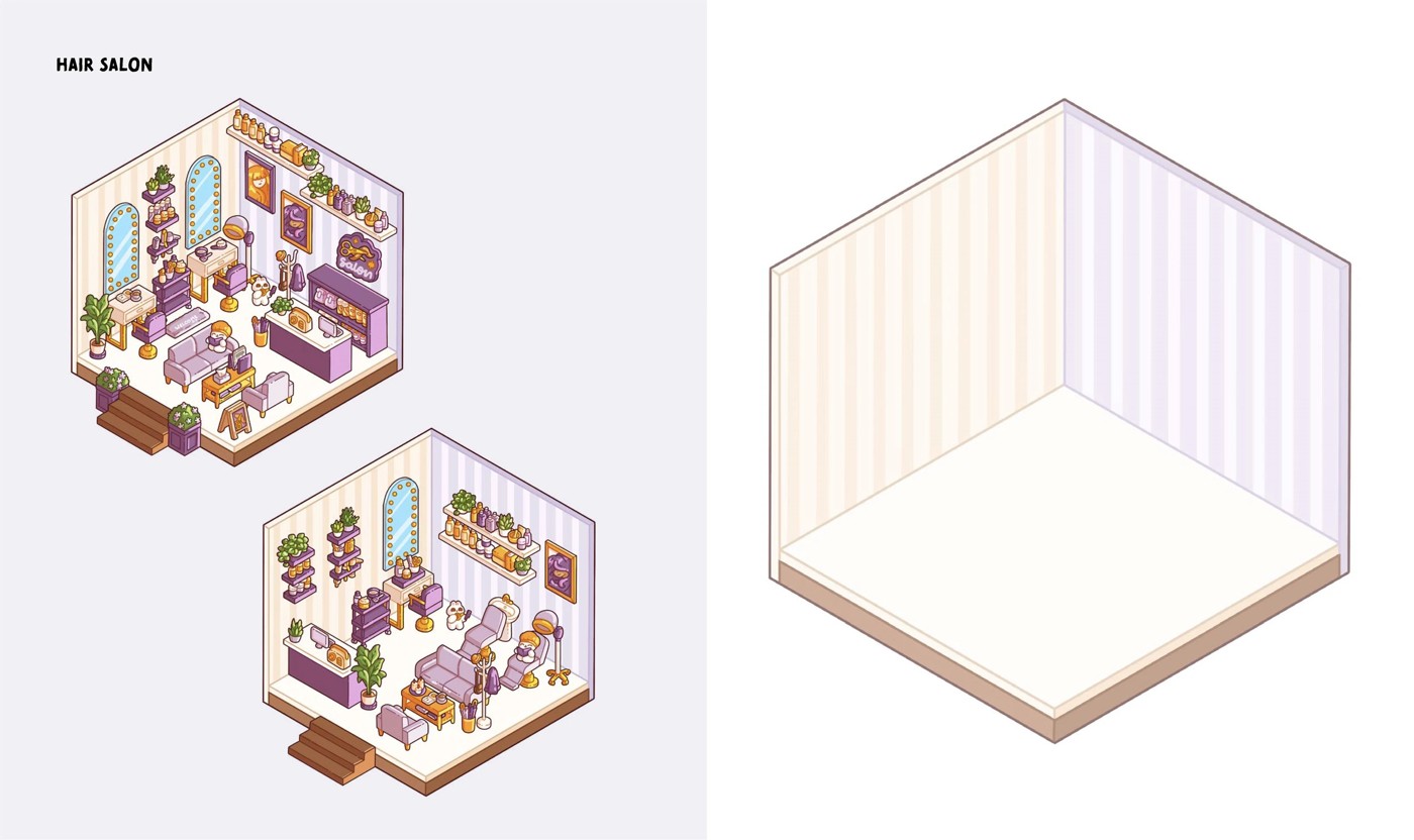 Cute 'N' Cozy: Cozy Town Sticker Therapy by Zenny Abanales - Book 2 of 6