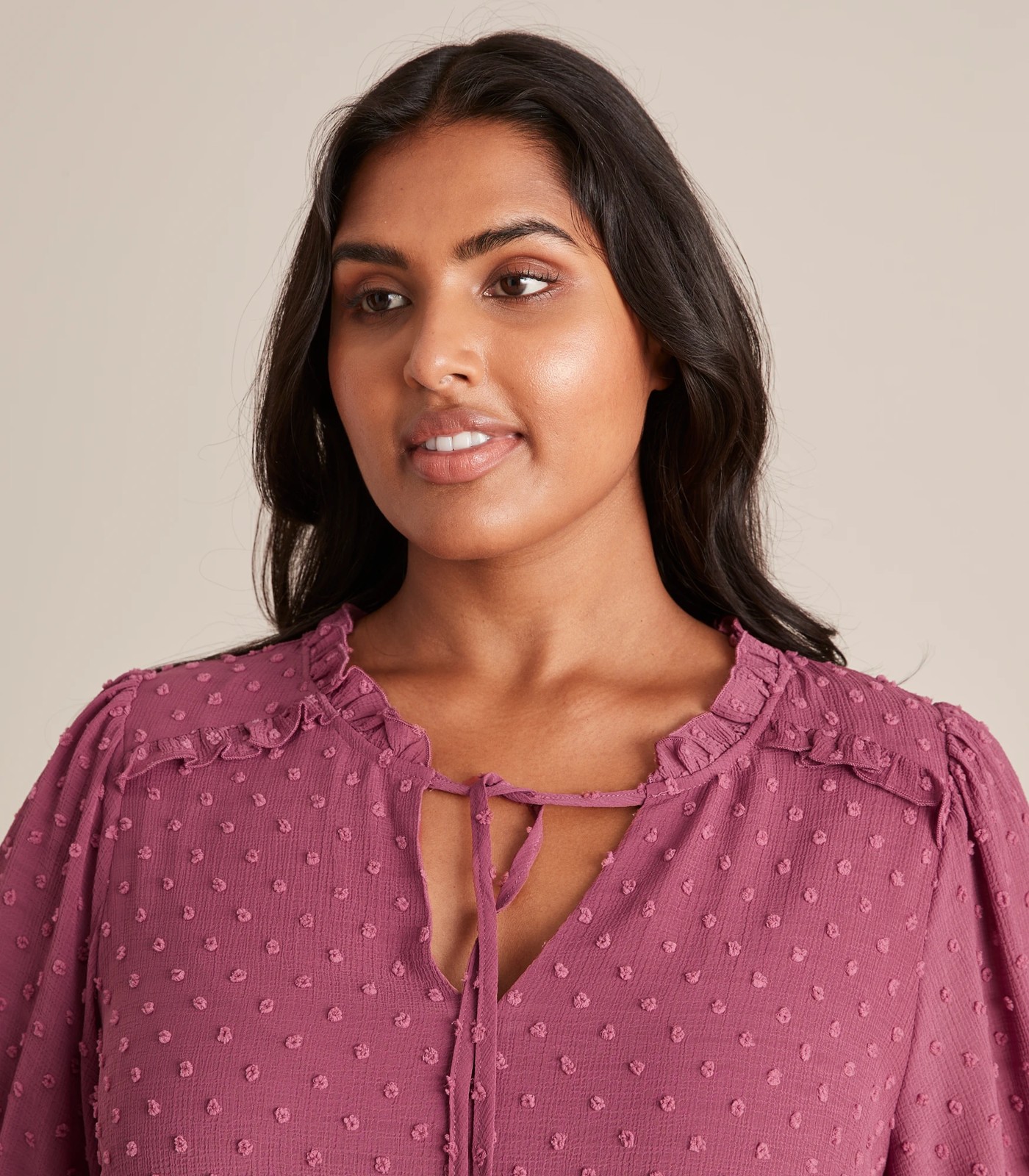 Curve Frill Detail Top Target Australia